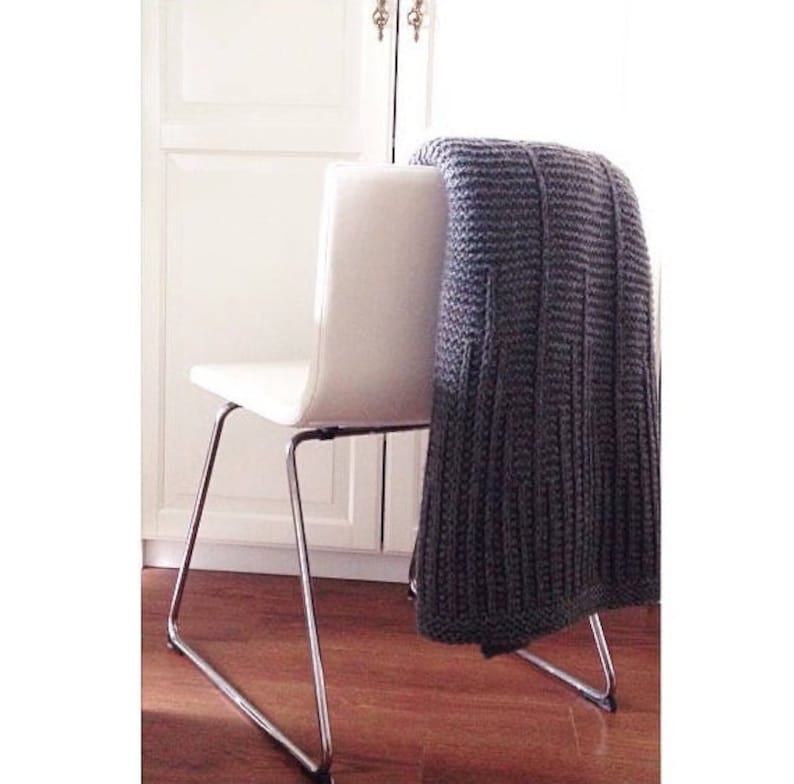 Downtown Blanket Knitting Pattern