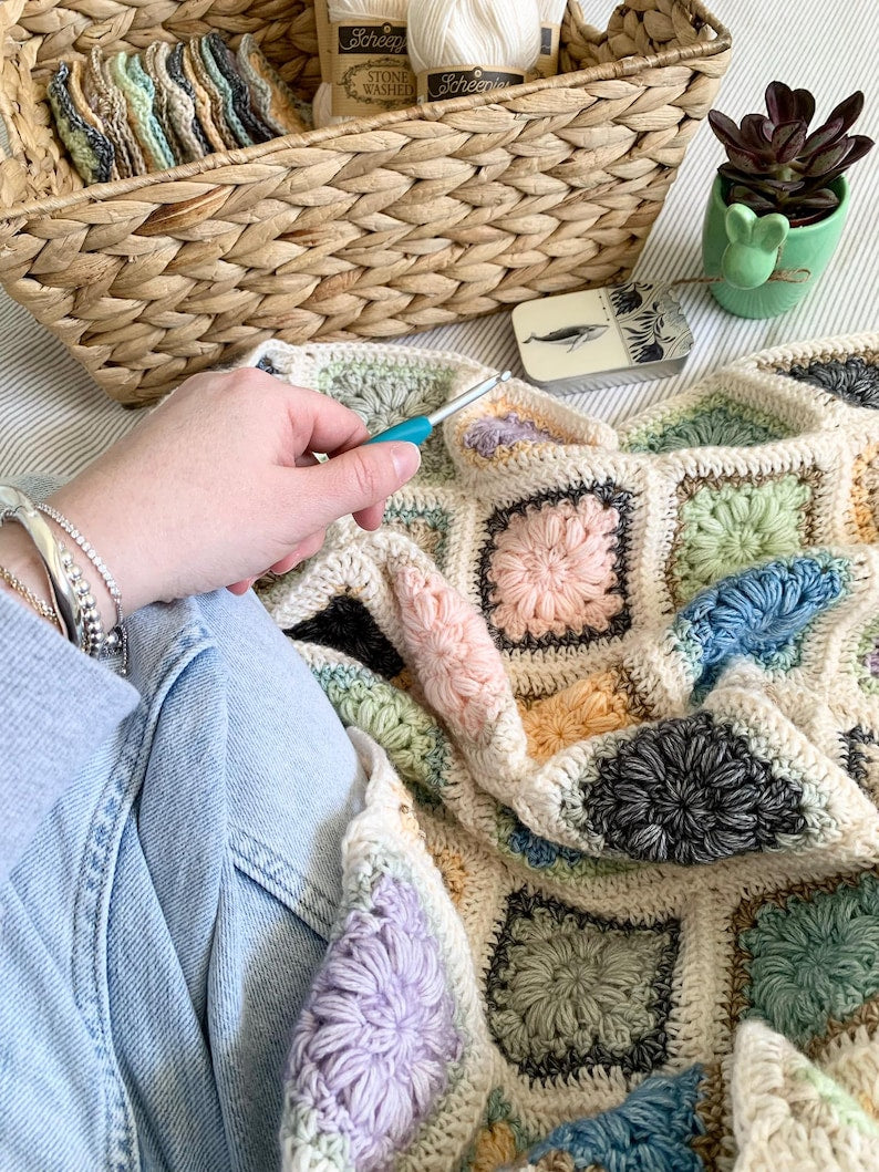 Wildbloom Blanket Crochet Pattern