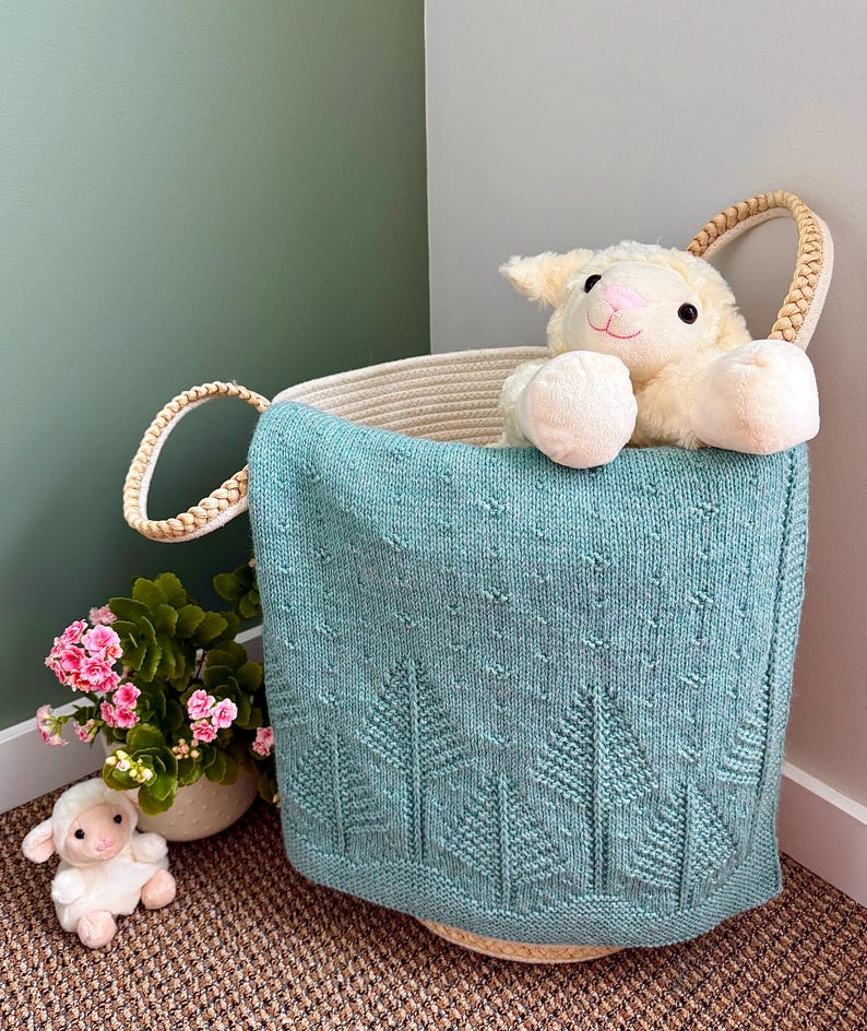 Pines Blanket Knitting Pattern