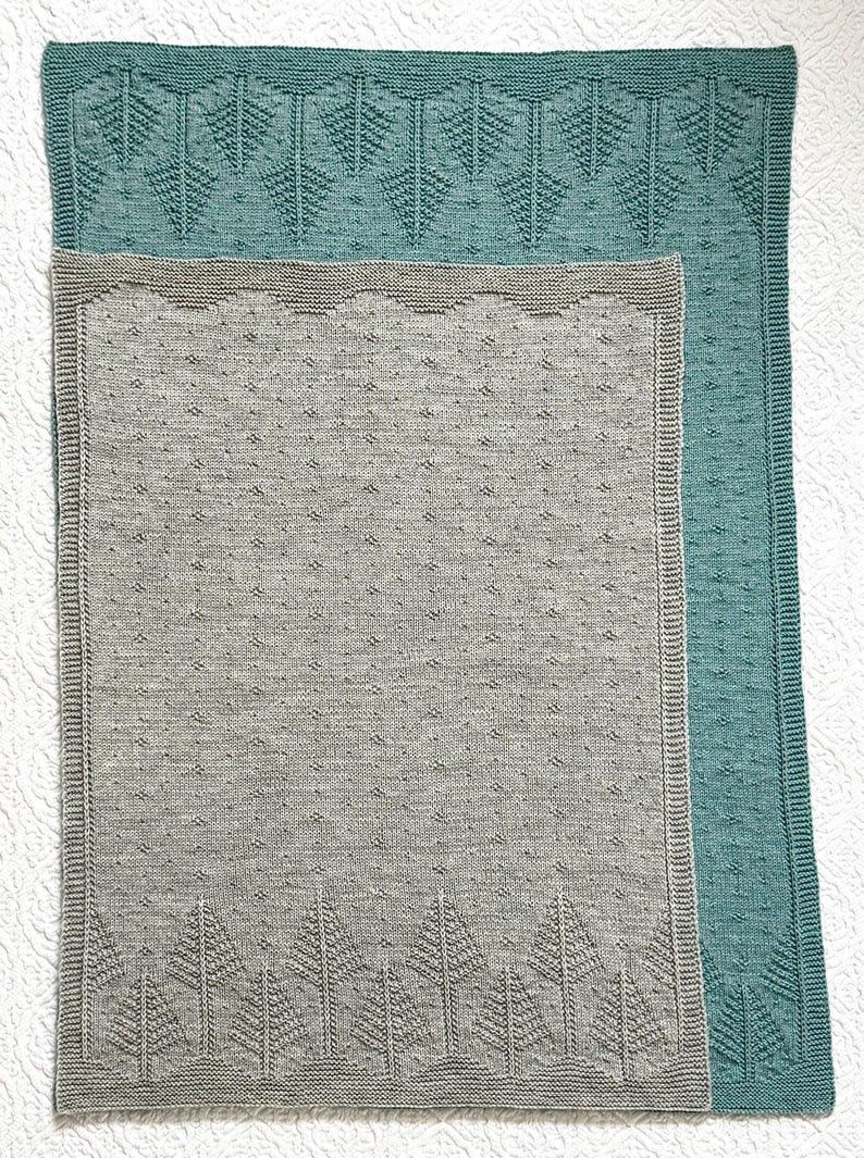 Pines Blanket Knitting Pattern