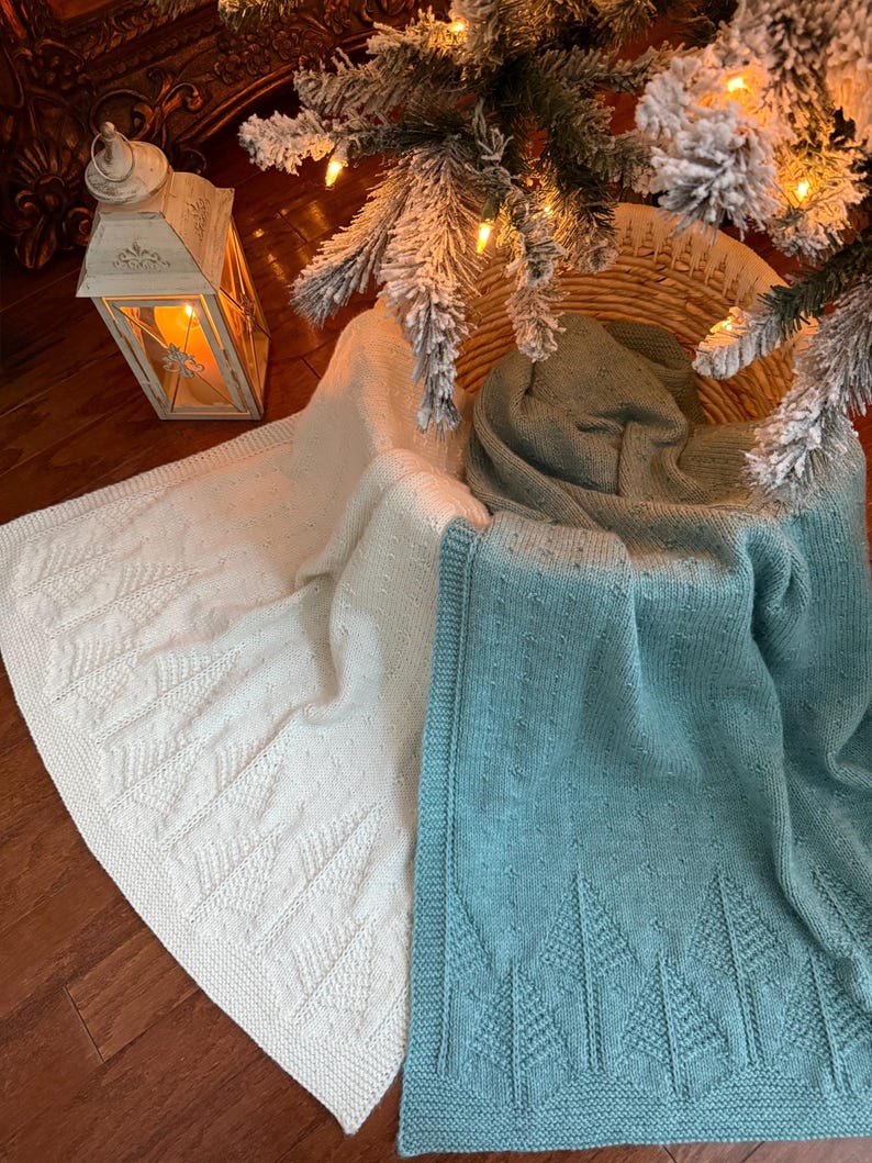 Pines Blanket Knitting Pattern