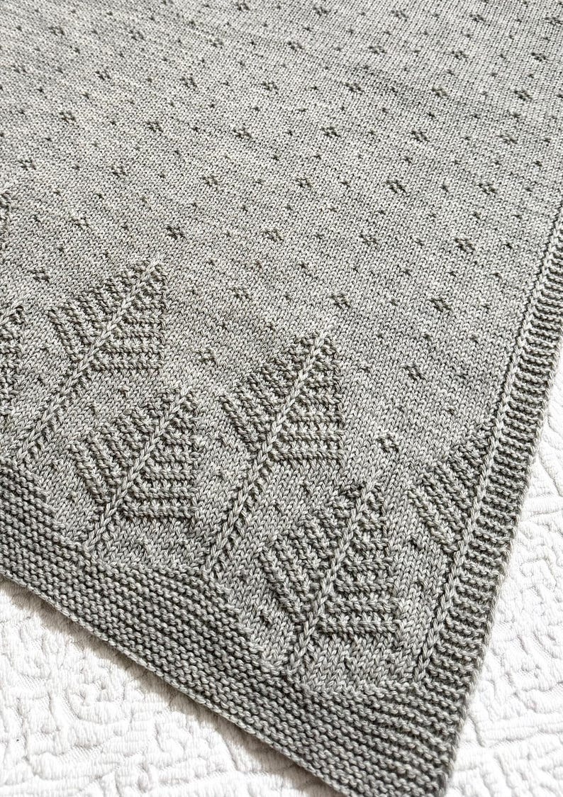 Pines Blanket Knitting Pattern