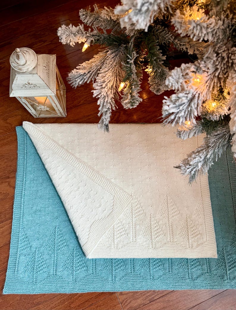 Pines Blanket Knitting Pattern