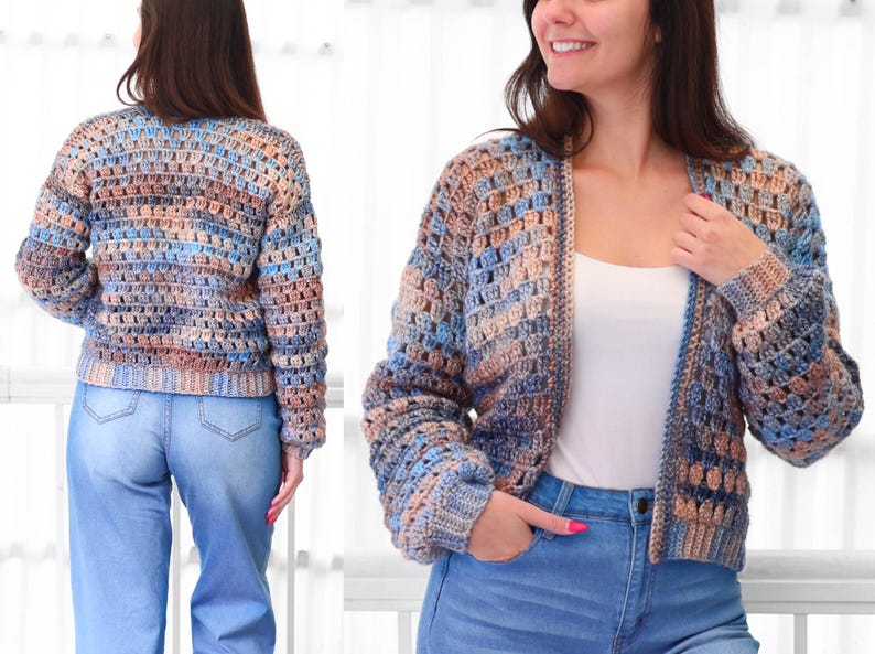 Easeful Cardigan Crochet Pattern