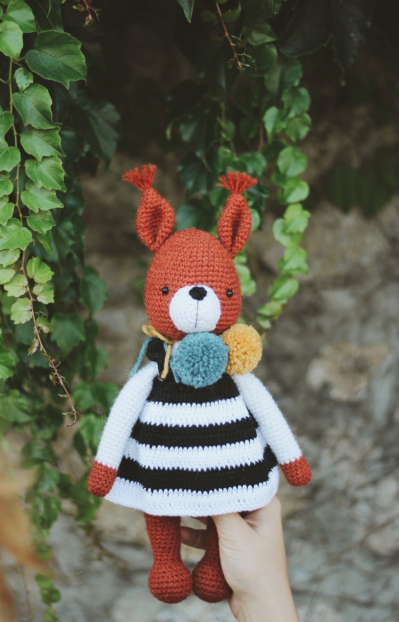 Meadow Squirrel Crochet Pattern