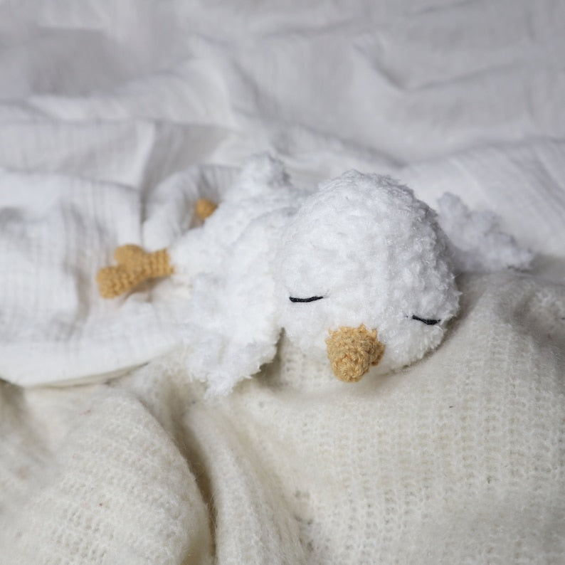 Sleepy Chick Crochet Pattern