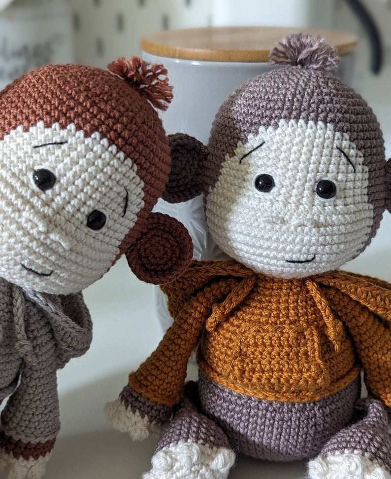 Milo Monkey Crochet Pattern