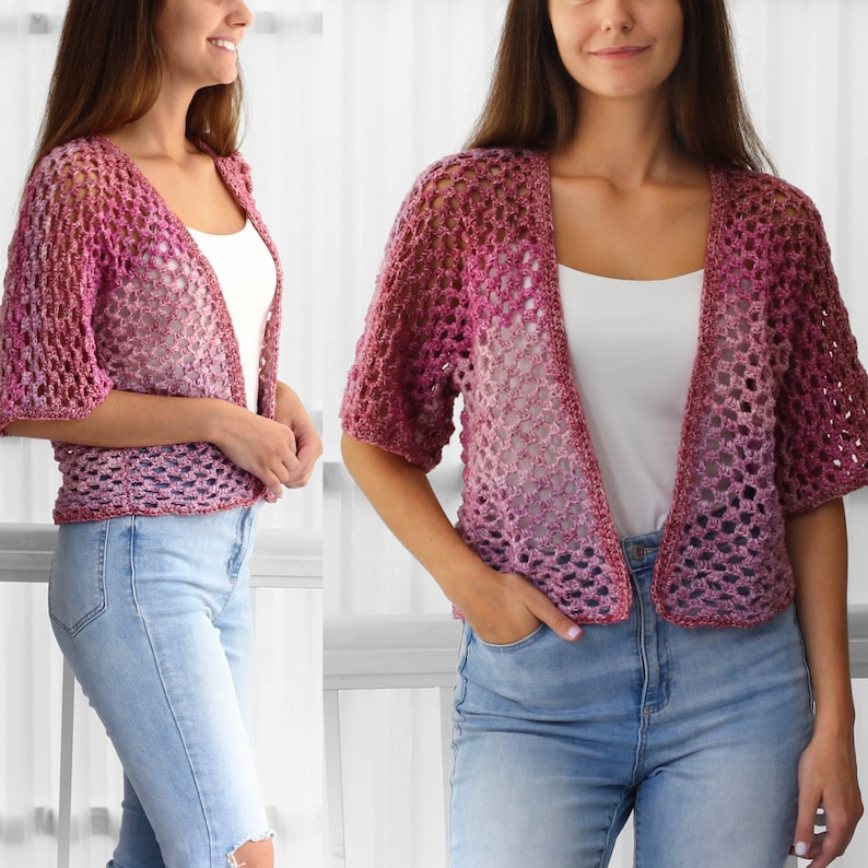 Solara Cardigan Crochet Pattern