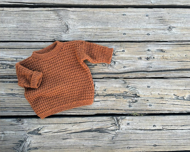 Chunky Kid Sweater Knitting Pattern