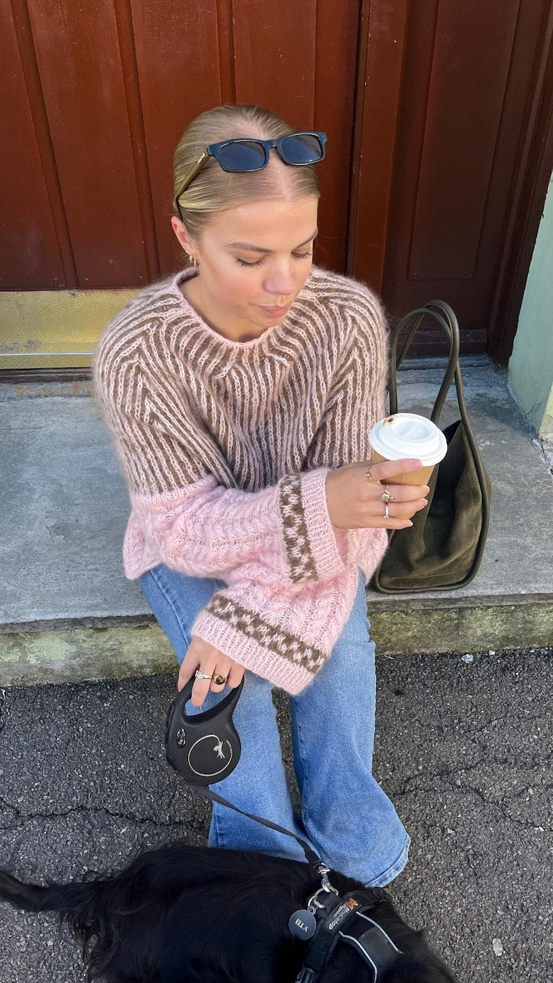 Blushvale Sweater Knitting Pattern