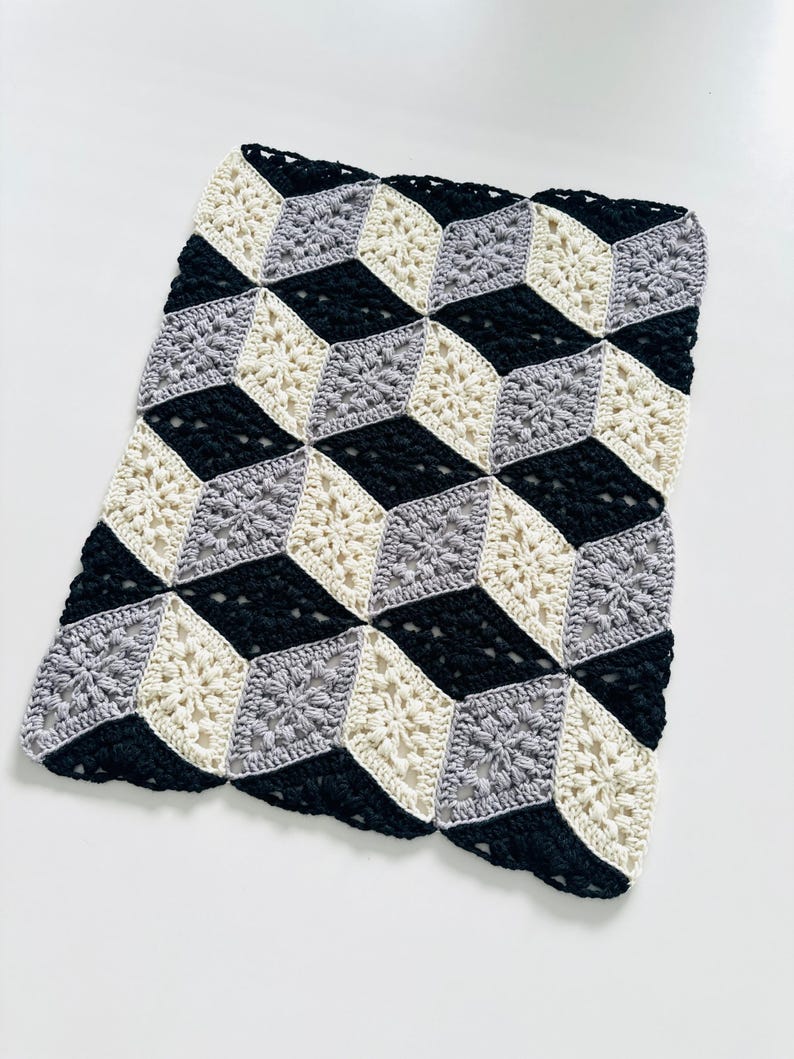 Geometric Blanket Crochet Pattern