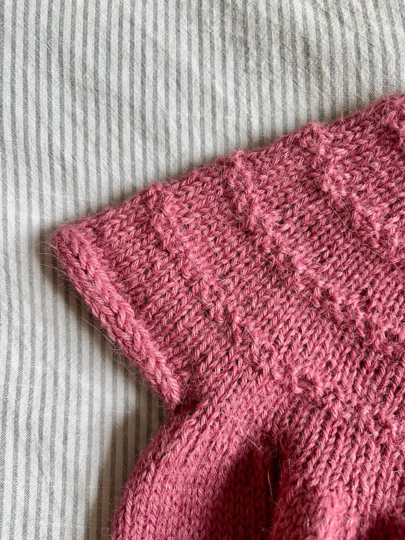 Rosy Yoke Dress Knitting Pattern