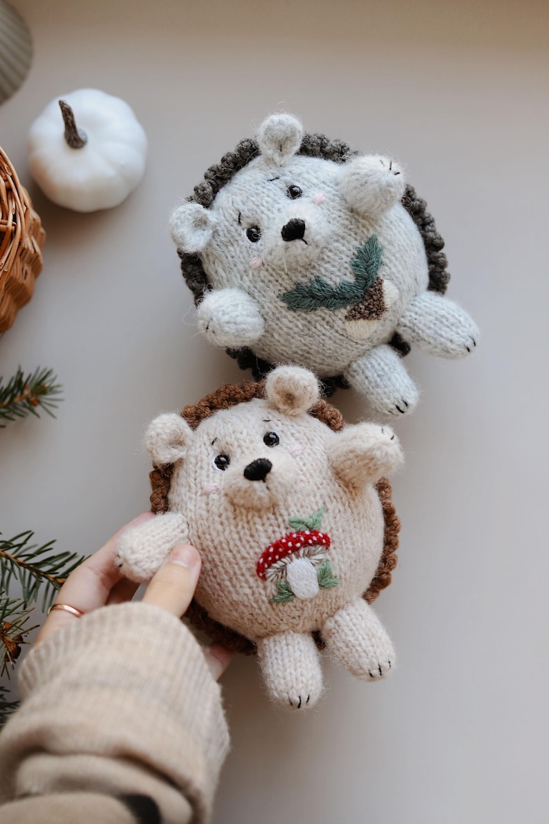 Woodland Hedgehog Knitting Pattern