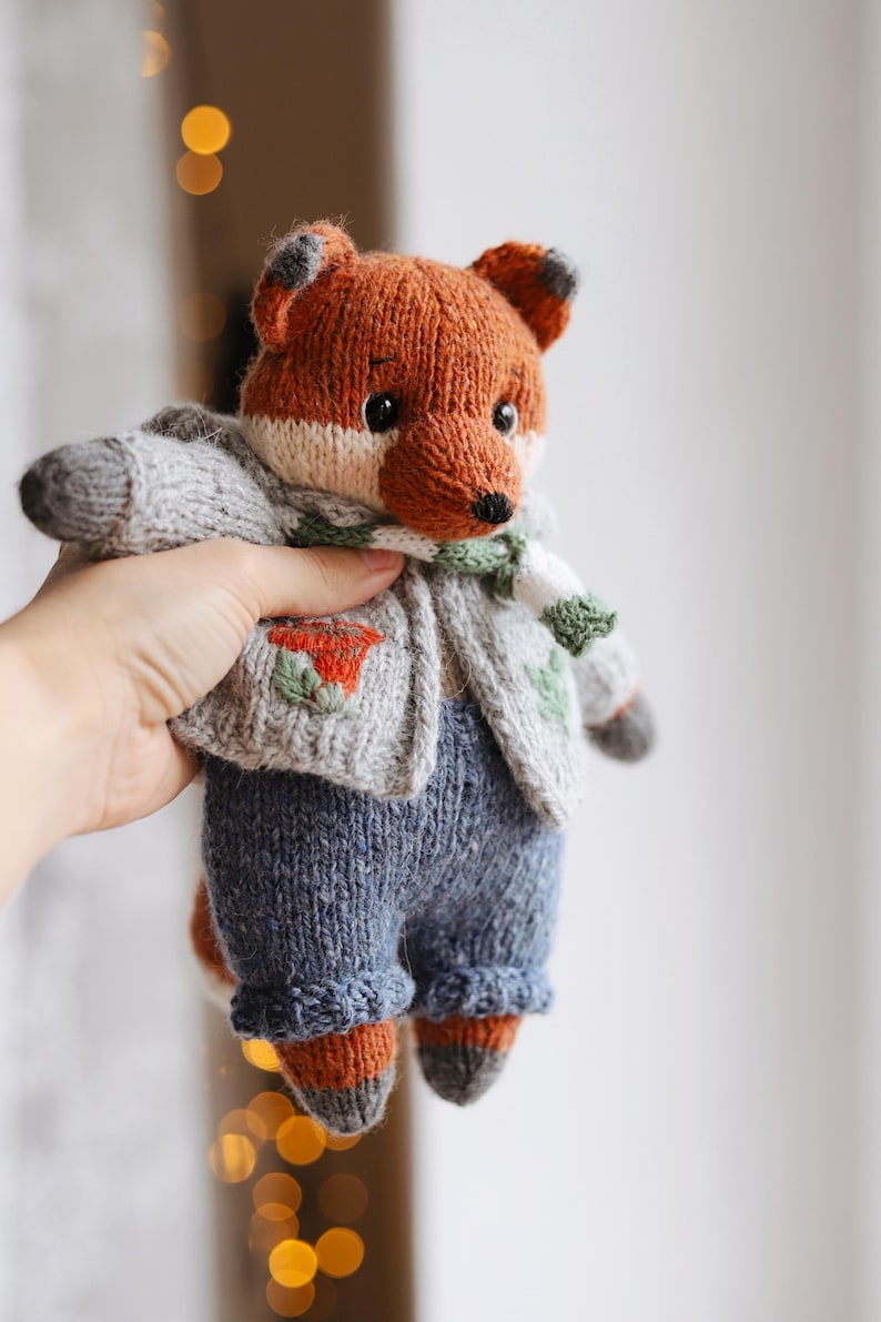 Forest Fox Knitting Pattern