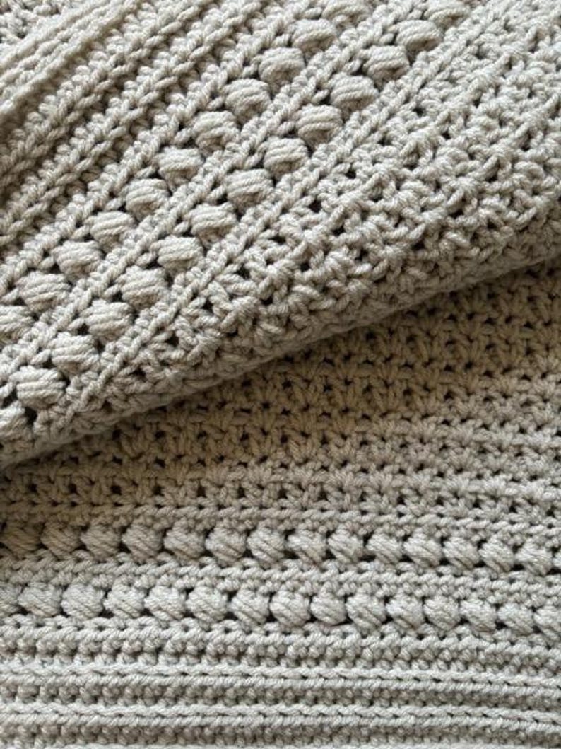 Creamline Blanket Crochet Pattern