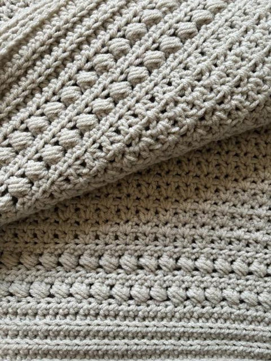 Creamline Blanket Crochet Pattern