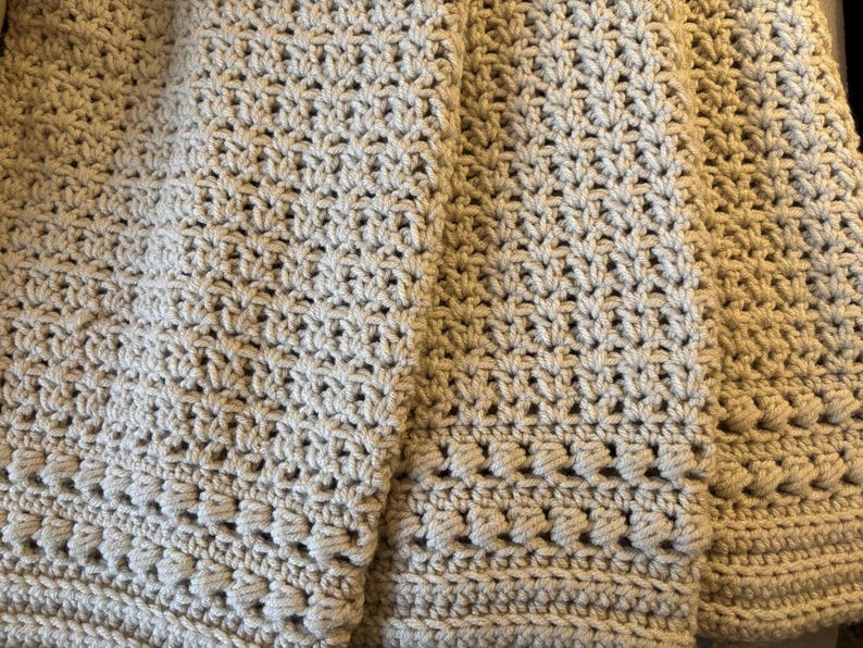 Creamline Blanket Crochet Pattern