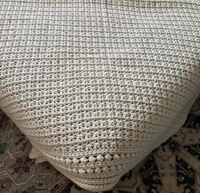 Creamline Blanket Crochet Pattern
