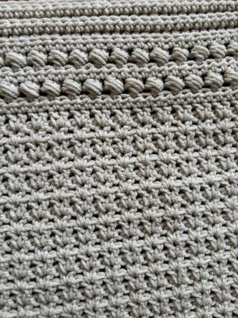 Creamline Blanket Crochet Pattern