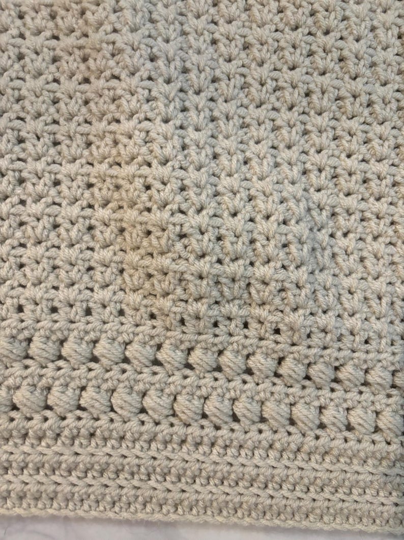 Creamline Blanket Crochet Pattern