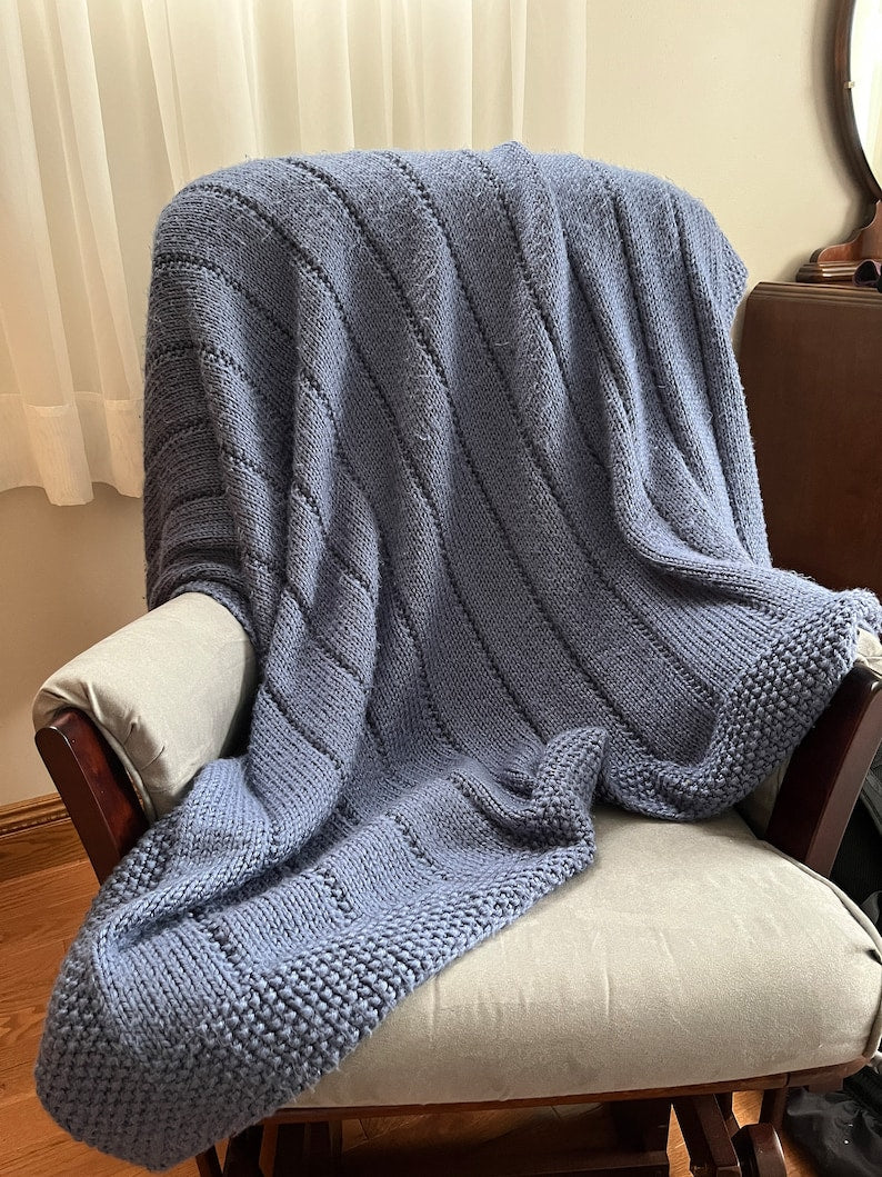 Cloud Blanket Knitting Pattern