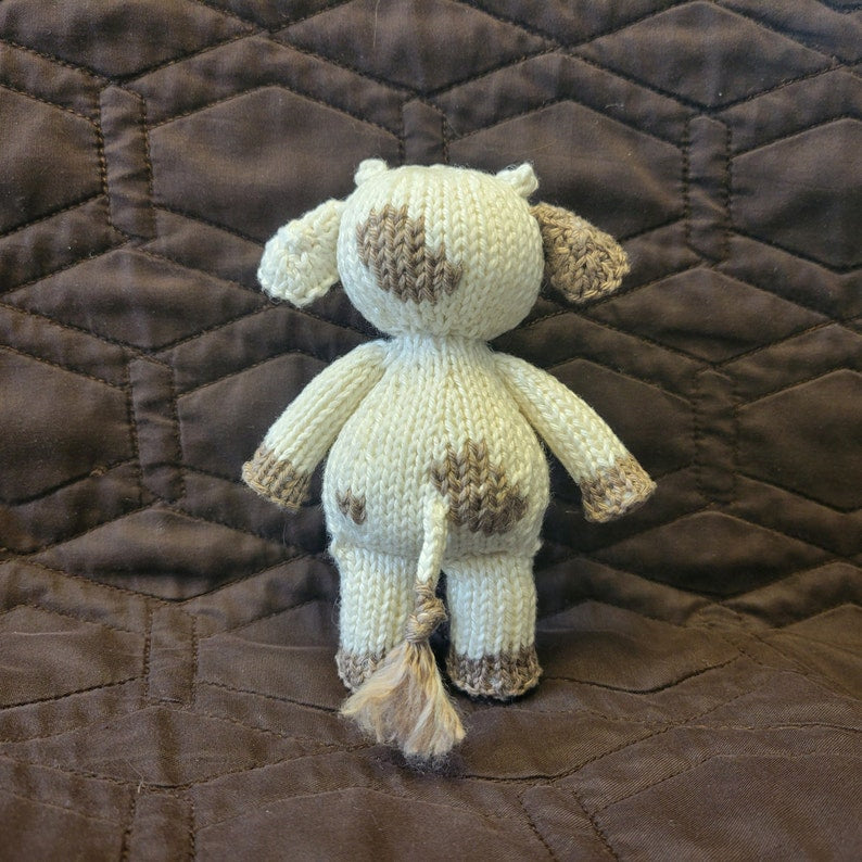 Cute Cow Knitting Pattern