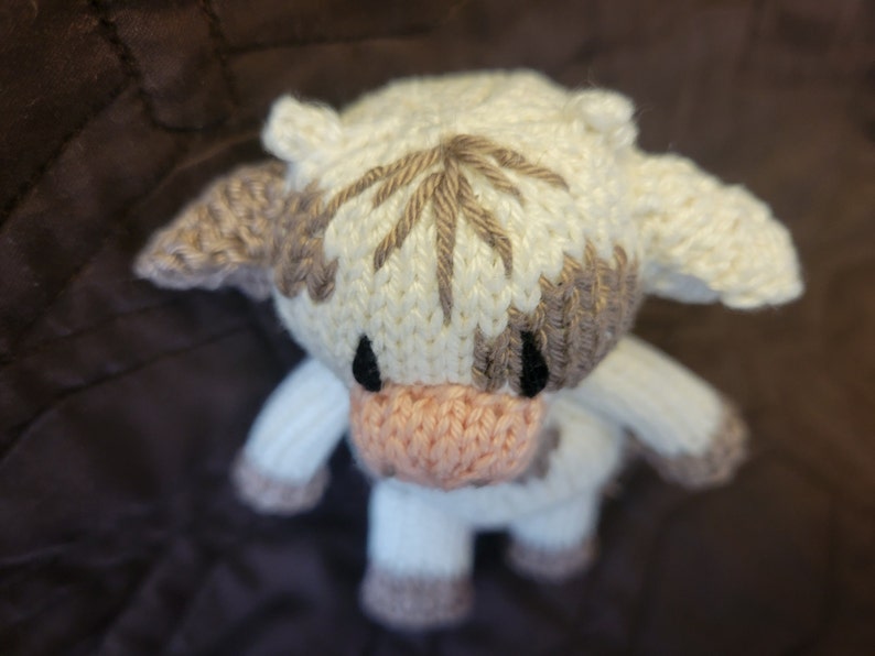 Cute Cow Knitting Pattern