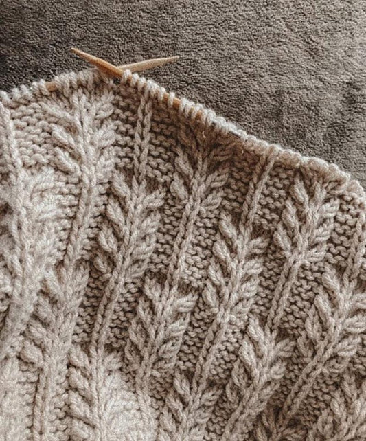 Wheatfield Blanket Knitting Pattern