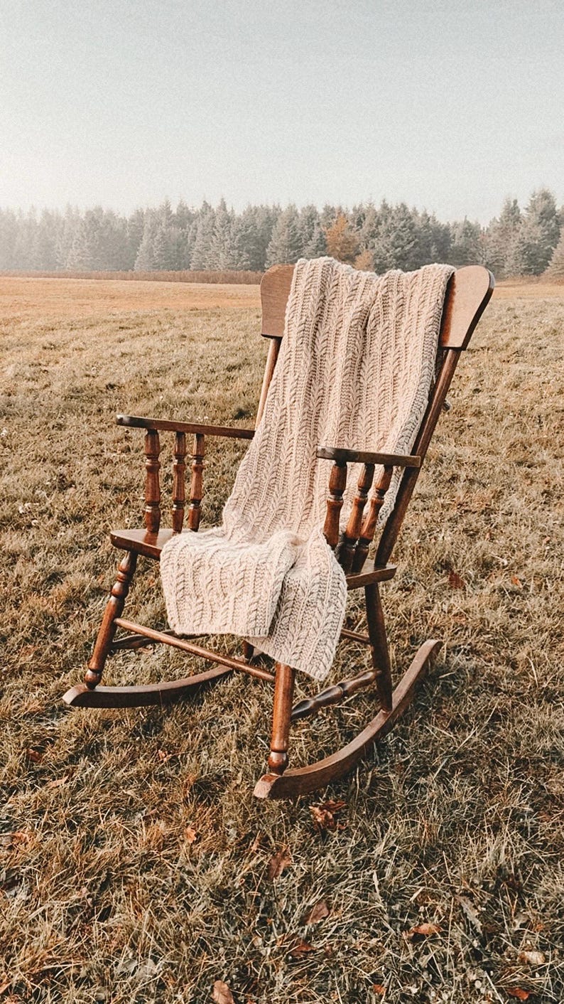 Wheatfield Blanket Knitting Pattern