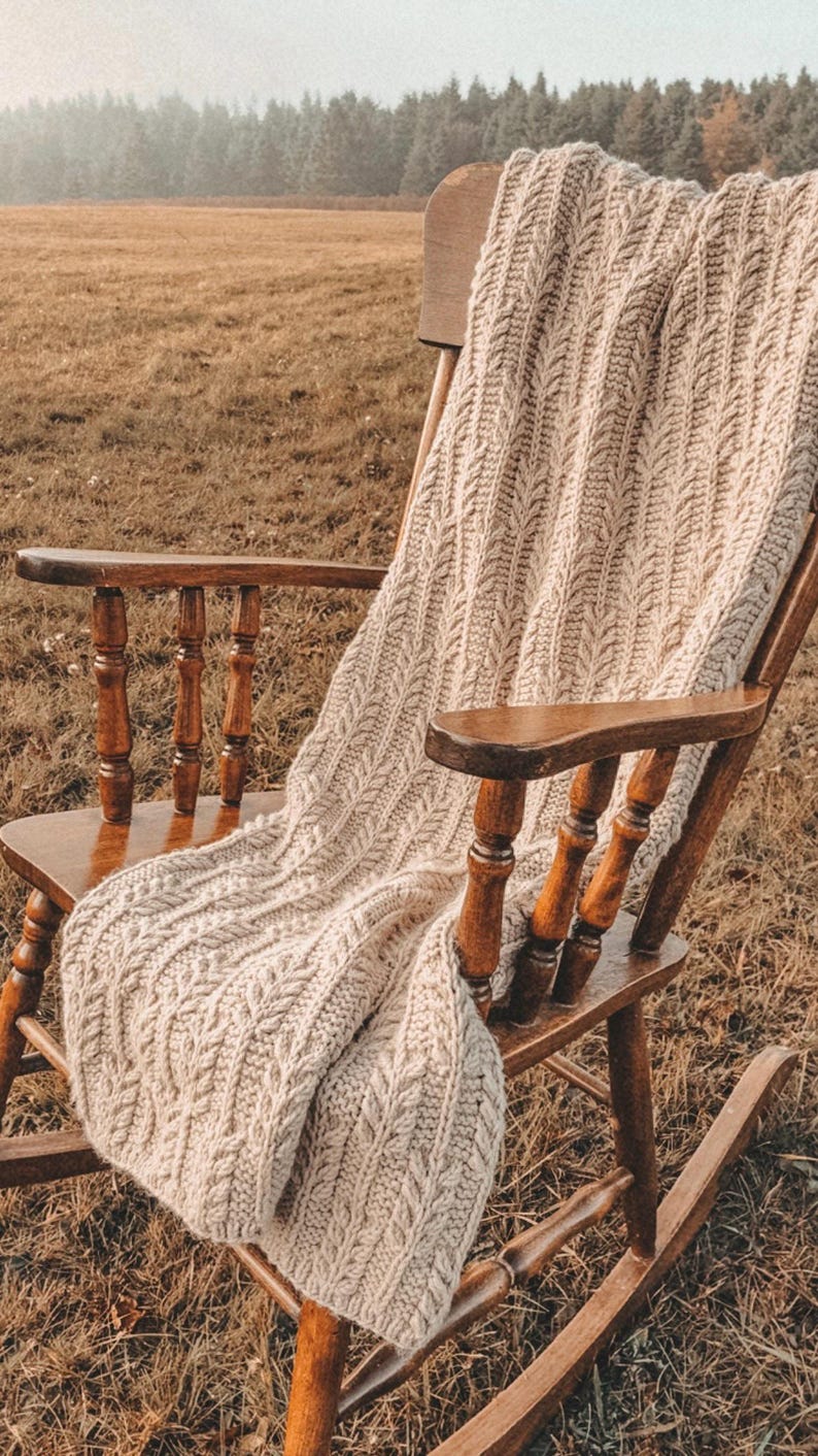 Wheatfield Blanket Knitting Pattern