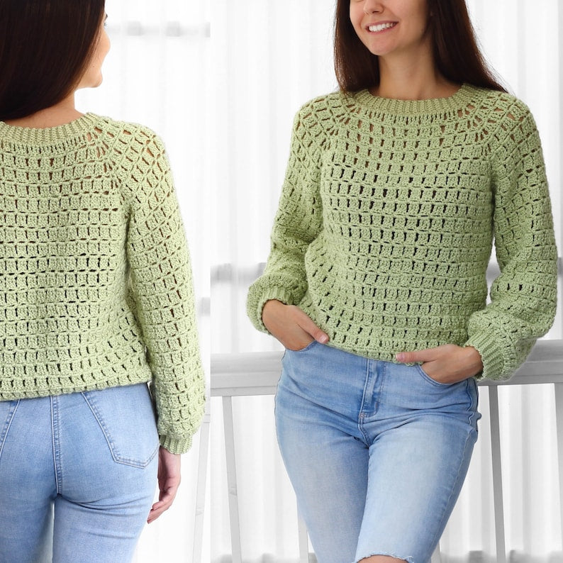 EaseFlow Sweater Crochet Pattern