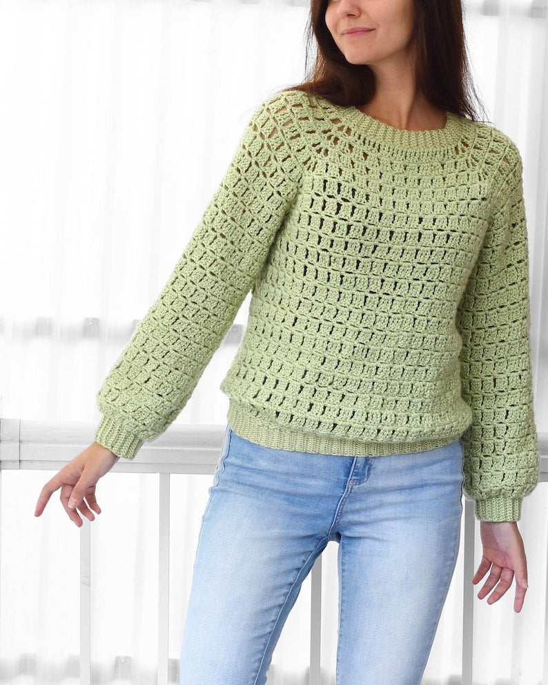 EaseFlow Sweater Crochet Pattern
