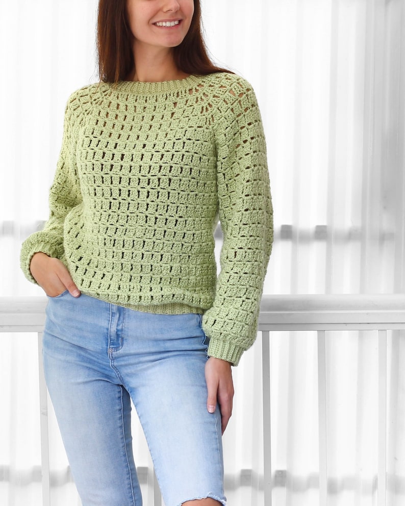 EaseFlow Sweater Crochet Pattern