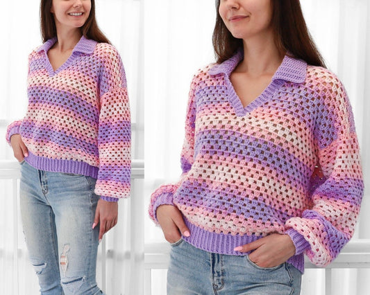 GentleGlow Sweater Crochet Pattern