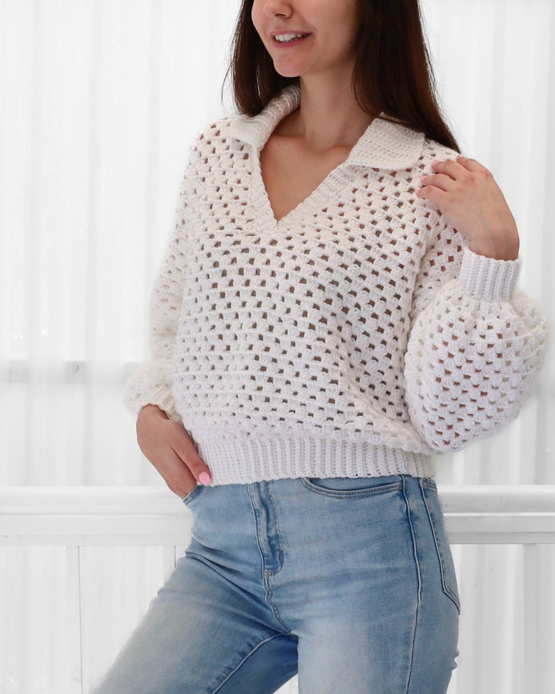 GentleGlow Sweater Crochet Pattern