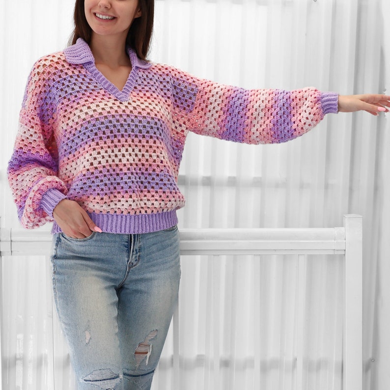 GentleGlow Sweater Crochet Pattern