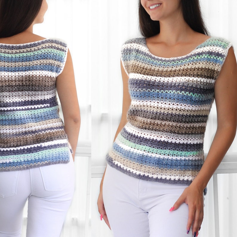 CoastalWave Top Crochet Pattern