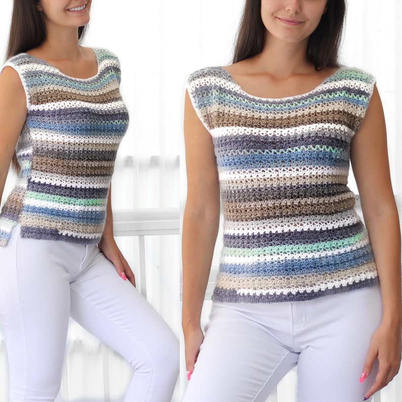 CoastalWave Top Crochet Pattern