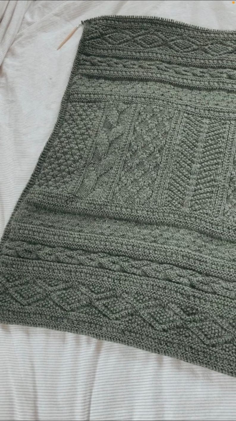 Serenity Blanket Knitting Pattern