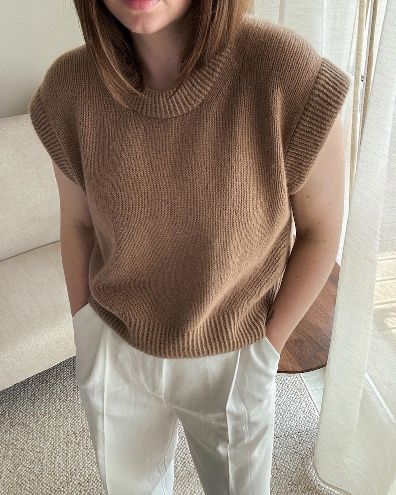 Loft Vest Knitting Pattern