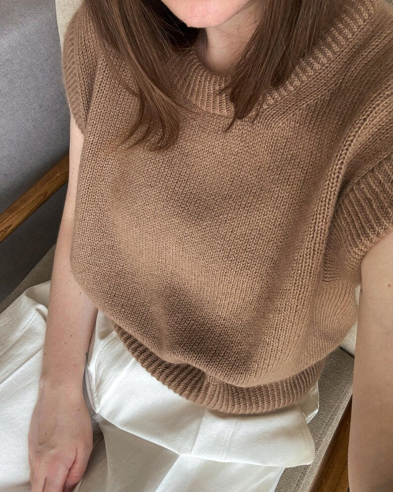 Loft Vest Knitting Pattern