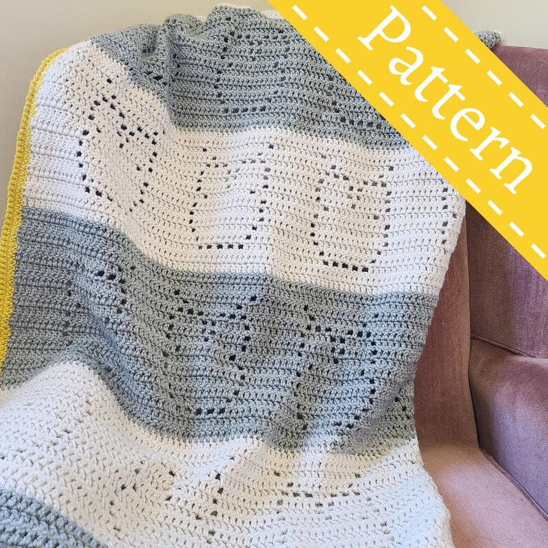 Owl Filet Blanket Crochet Pattern