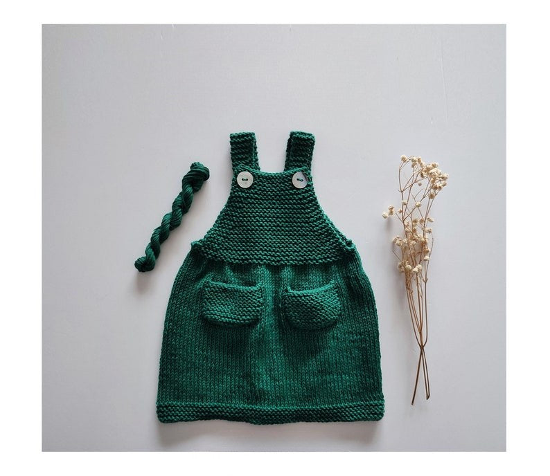 Olive Pocket Dress Knitting Pattern
