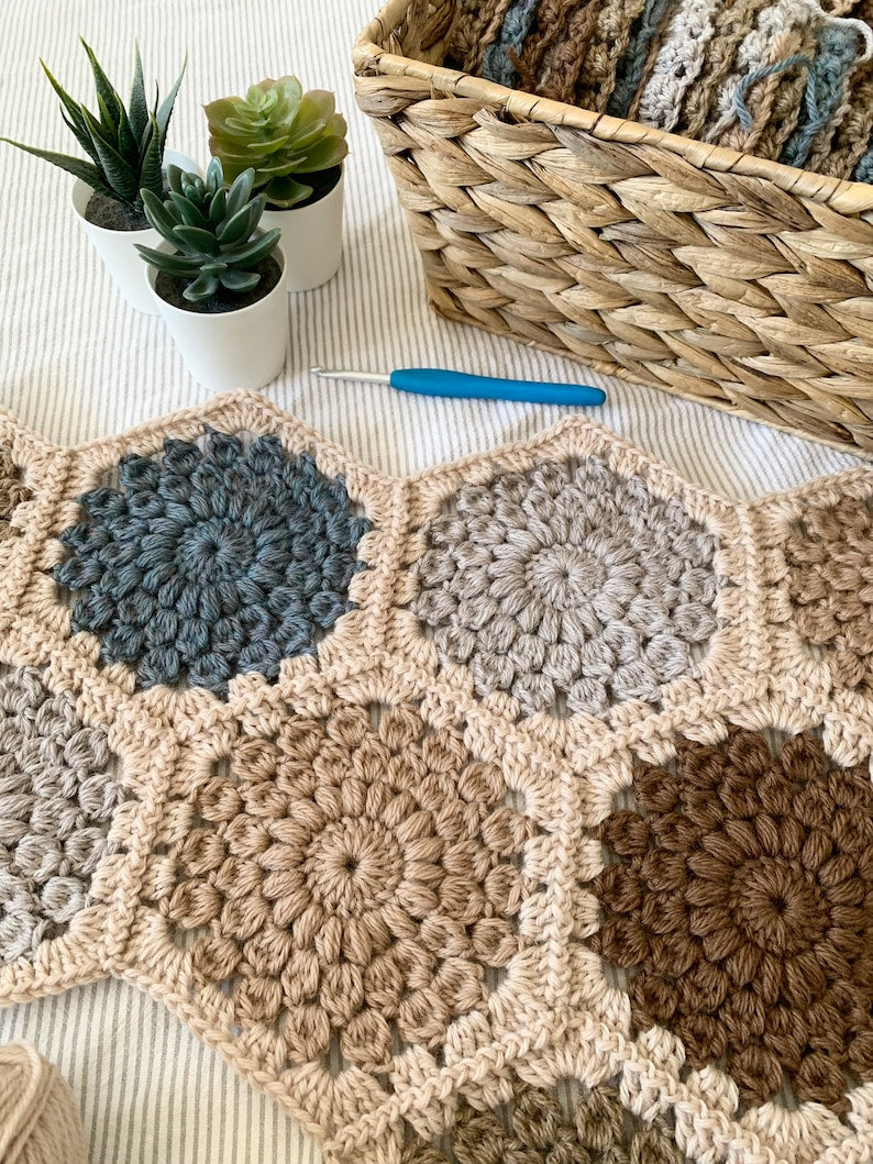 Driftwood Dreams Blanket Crochet Pattern