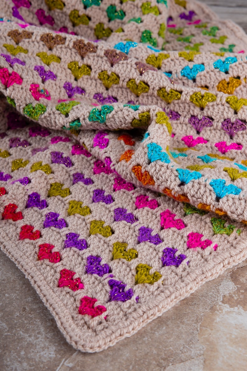 Sweet Embrace Blanket Crochet Pattern