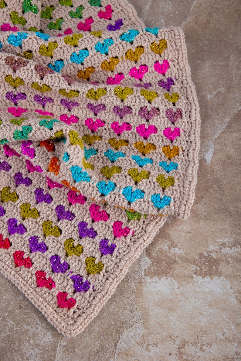 Sweet Embrace Blanket Crochet Pattern