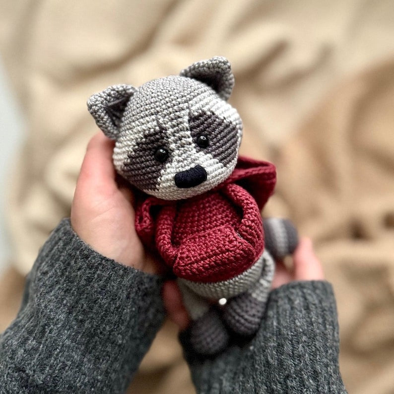 Rocky Raccoon Crochet Pattern