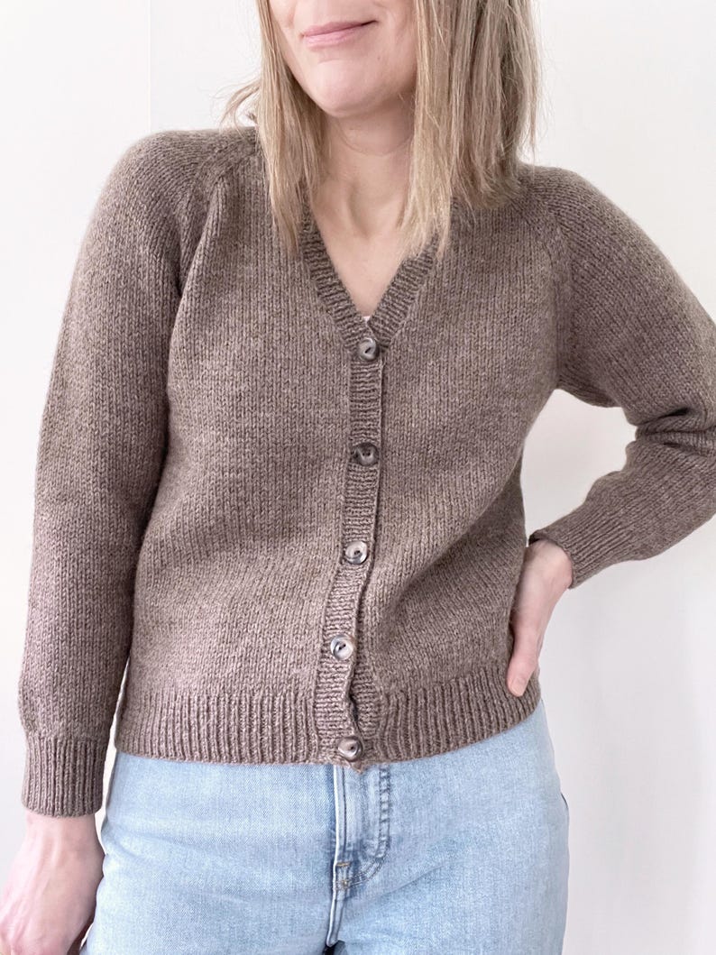 Heritage V Cardigan Knitting Pattern