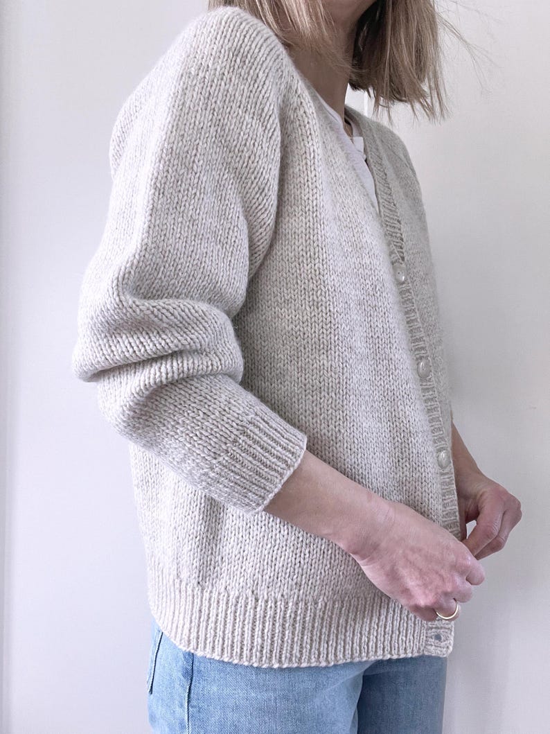 Heritage V Cardigan Knitting Pattern