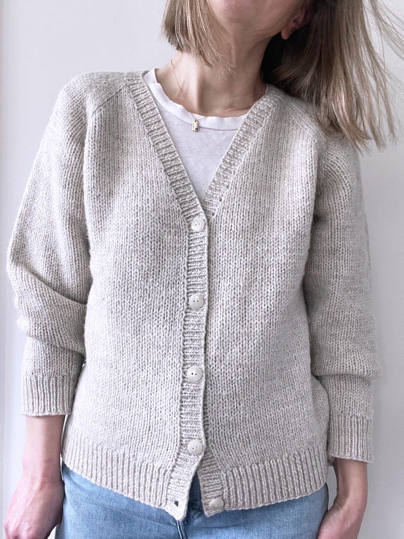 Heritage V Cardigan Knitting Pattern
